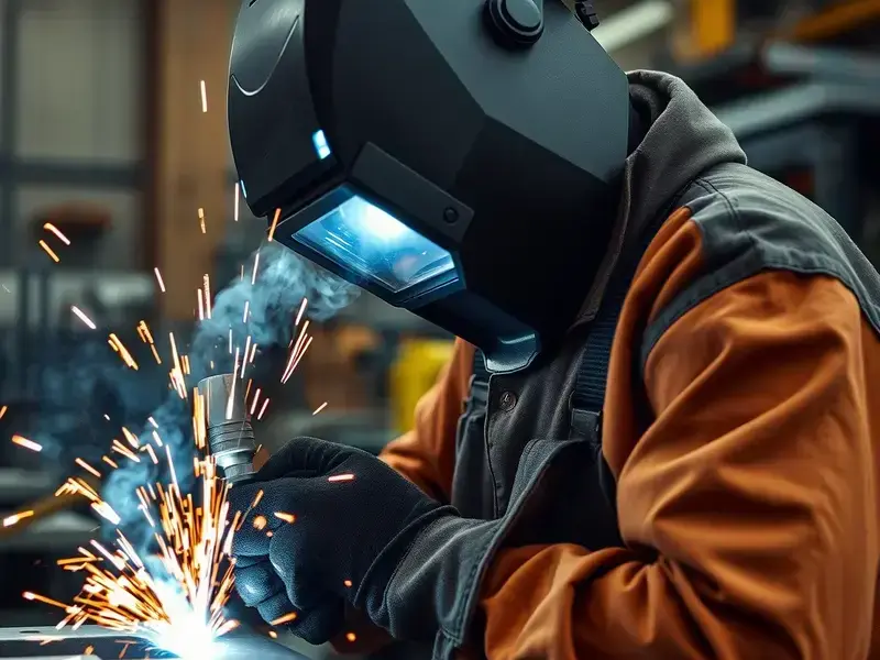 Professional MIG welding at Britch & Sons shop